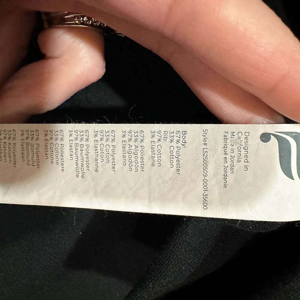 Fabletics Cozy Fleece Oversized Tunic, Sz S (could fit M to L) *See flaw - Picture 6 of 9